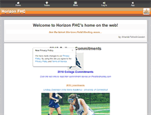 Tablet Screenshot of horizonfhc.com